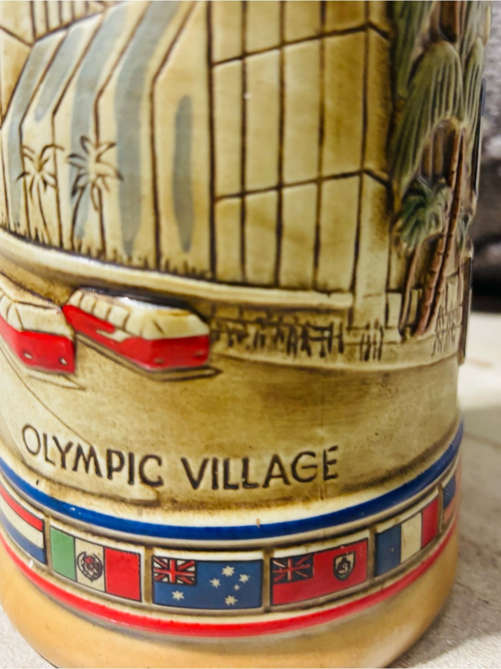 Rare Vintage Anheuser Busch 1984 LA Olympics Stein - Picture 5 of 7